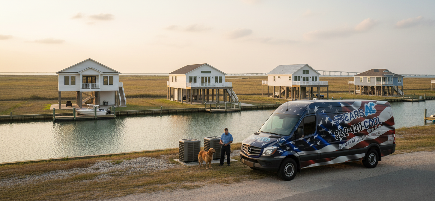 HVAC servicing in Tiki Island, TX